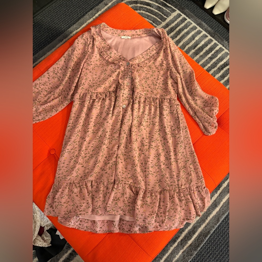 Floral Pink Dress